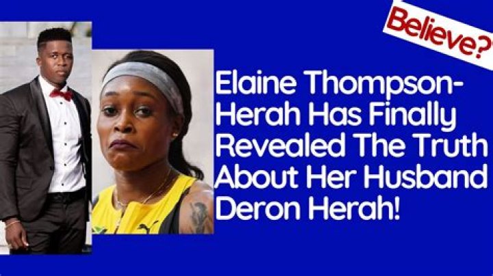Elaine Thompson Herah Husband And Family – Who Is She Married To?