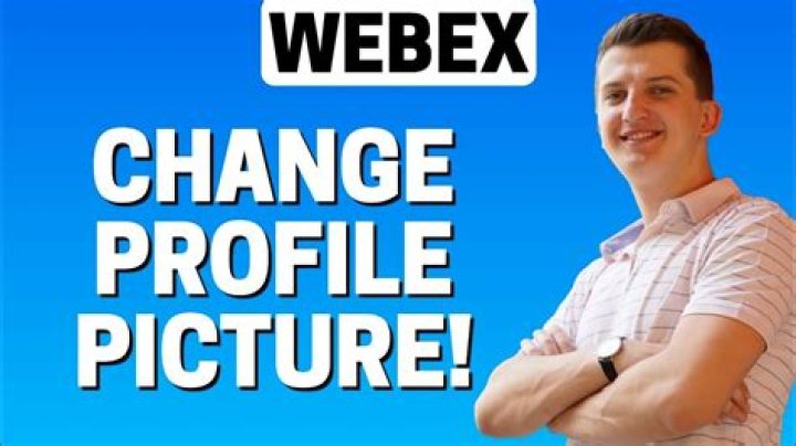 How to change webex picture